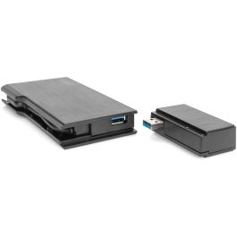 Digitus Docking Station Travel USB 3.0/3.2, HDMI/VGA, Lector SD/MicroSD, Ethernet, 4K, Color Negro