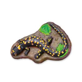 SES Creative Kit Moldeado y Pintura Animales de Miedo - Molde en Relieve Grande, 5 Colores de Pintura, Luminiscente, Pincel, Brillo, Yeso para Niños +5 años