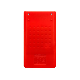 Liderpapel Calculadora xf11 Bolsillo 8 Dígitos Solar y Pilas Color Rojo 115x65x8 mm