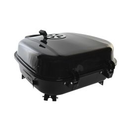 DKD Home Decor Barbacoa de Sobremesa Desmontable de Acero Negro Plateado 44.5x42x34 cm