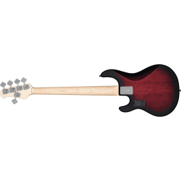 STERLING Ray5 Hh M/R - Bajo Eléctrico Stingray Doble Humbucker Ruby Red Burst Satin
