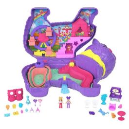 Mattel Cofre para Mini Muñecas Polly Pocket Gatito Piñata Partyland con 23 Accesorios Sorpresa Mattel Cofre para Mini Muñecas Polly Pocket Gatito Piñata Partyland con 23 Accesorios Sorpresa