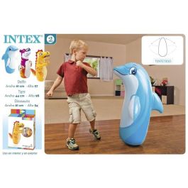 Figura hinchable tentetieso 98x44 cm. (delfín, tigre o dinosaurio) - modelos surtidos