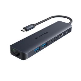 Hyper Hub USB-C a 2x USB-A, 1x USB-C, 1x HDMI 4K 60Hz, SD 312MB/s, MicroSD 312MB/s, Power Delivery 3.0 100W, 10Gbps Precio: 145.69000039. SKU: B1CGT32YRY