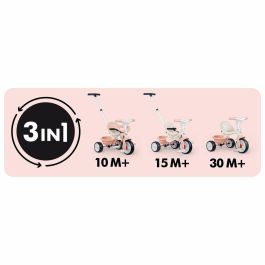 Smoby Triciclo Be Move Confort Rosa para niños y niñas a partir de 1 año Smoby Triciclo Be Move Confort Rosa para niños y niñas a partir de 1 año