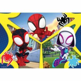 Ravensburger 05729 Puzzle Premium Infantil de 2x24 piezas Spidey y Fantásticos Amigos, recomendado para niños de 4 años, incluye 2 pósters