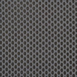 Home Deco Factory Puf Almacenaje Atom Gris - Contemporain, MDF y Poliéster, Soporta 110 kg, d.37 cm h.42 cm