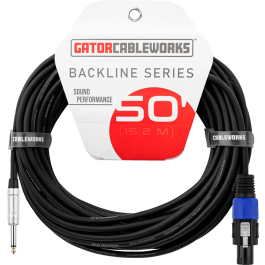 Cableworks Cable de Altavoz Jack/Speakon 15 M