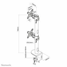 Soporte de Mesa para Pantalla Neomounts FPMA-D960DVBLACKPLUS Soporte de Mesa para Pantalla Neomounts FPMA-D960DVBLACKPLUS