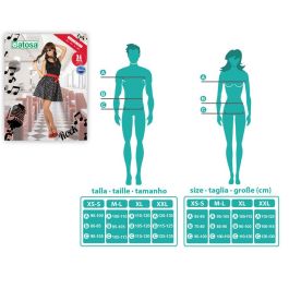Disfraz Años 60 Negro para Mujer Adulto, Talla M-L. Ideal Carnaval y Fiestas. Incluye Falda, Camiseta sin Mangas y Pañuelo. Disfraz Años 60 Negro para Mujer Adulto, Talla M-L. Ideal Carnaval y Fiestas. Incluye Falda, Camiseta sin Mangas y Pañuelo.