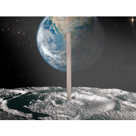 Belius Rocket B Bolígrafo Minimalista Gris Tinta Azul Caja Cilíndrica 0,8 mm Aluminio