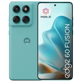 Motorola Edge 60 Fusion Smartphone 5G - 6.67" Pantalla Super HD 120Hz, 256GB Almacenamiento, 8GB RAM, Cámara 50MP, Carga TurboPower 68W, Batería 5200 mAh, Android 15, Color Turquesa