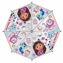 Cerdá Paraguas Manual Burbuja La Casa de Gabby 45 cm Pink para Niños 2-8 Años Cerdá Paraguas Manual Burbuja La Casa de Gabby 45 cm Pink para Niños 2-8 Años