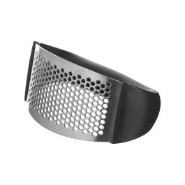 Kinvara Picador de Ajo Manual Negro/Plata de Acero Inoxidable 430 S-S y PP – 11x7x5 cm (Set de 24)