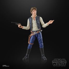 Hasbro Star Wars The Black Series Han Solo - Figura de Acción Coleccionable 15 cm - Star Wars: Una Nueva Esperanza