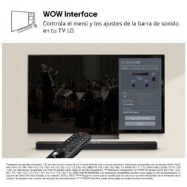 LG S40T Barra de Sonido para TV 300W 2.1 Canales con Subwoofer Bluetooth Dolby Digital IA Sound Pro HDMI ARC Altavoz Vertical WOW Synergy