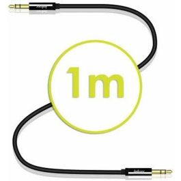 Cable Audio Jack (3,5 mm) Akashi ALTJ 35 B 1 m Negro Cable Audio Jack (3,5 mm) Akashi ALTJ 35 B 1 m Negro