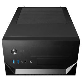 Chieftec CI-02B-OP Caja de PC Cubo Negro para micro ATX y Mini-ITX con Fuente de Alimentación