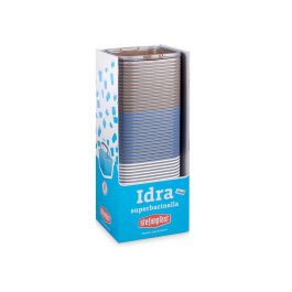 Stefanplast Cesta Plástico Cuadrada 13L con Asas Surtidos 36 x 36.5 x 18 cm (Set de 48)