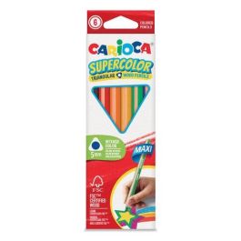 Lapices De Colores Carioca Supercolor Maxi Triangular Caja De 6 Precio: 3.50000002. SKU: B13EXGBY3L