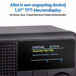 Medion AAAPC79485 Mini Radio Digital DAB/FM Portátil - Mono 2W RMS - Negro