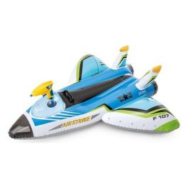 Figura hinchable avion con lanzador de agua 117x117 cm. (+ 3 años) - modelos surtidos