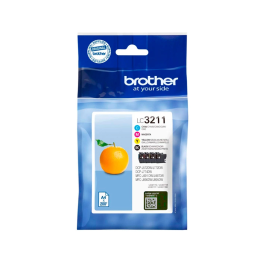 BROTHER LC3211VAL Tinta Original Multipack 4 Cartuchos Negro, Cian, Magenta, Amarillo