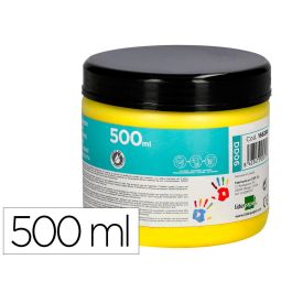 Pintura Dedos Liderpapel Tarrina De 500 mL Amarillo