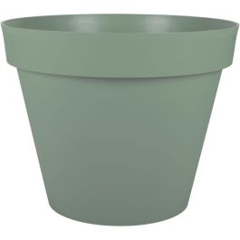 EDA PLASTIQUE - Maceta redonda Toscana - Ø 60 x H47 cm - 76 L - Verde laurel