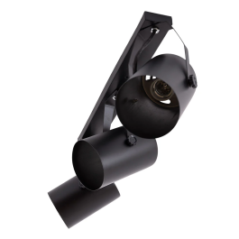 Lámpara de Techo Gianna Foco Plafón 3 Luces E27 Orientable Negro Aluminio HO-3XE27WALLLIGHT_B