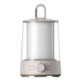 Xiaomi BHR7349GL Linterna de Camping a Pilas, LED, 230 lm, IP54, Batería Ión de Litio, Carga USB, Color Crema/Blanco