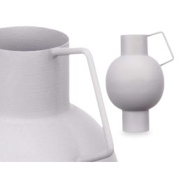Jarron Acero Abombado Gris Pastel Giftdecor 15X23CM (6 Unidades) Jarron Acero Abombado Gris Pastel Giftdecor 15X23CM (6 Unidades)