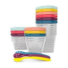 Babymoov Babybols Kit XXL MultiSet 12 Tarros de Almacenamiento y 3 Cucharas Blandas para Comida de Bebé Precio: 32.49999984. SKU: S7103086
