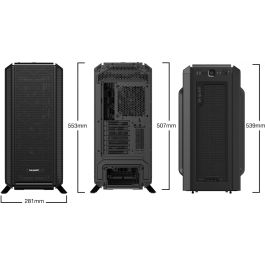be quiet! Silent Base 802 Window Black, Midi Tower PC Gaming con Ventana Lateral y Panel de Vidrio Templado