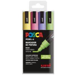 POSCA Marcador PC-5M-4C No Permanente 1.8 mm-2.5 mm Estuche 4U Colores Surtidos Brillantes Precio: 10.89999944. SKU: B1DJKLR7AL