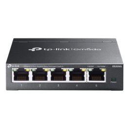 TP-Link ES205G Omada Switch Gestionado Gigabit Ethernet 5 Puertos RJ-45 PoE, 10 Gbit/s, QoS, Montaje Mural, Negro Precio: 56.50000015. SKU: B12RBG3L8J