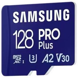 Tarjeta de Memoria Samsung PRO Plus 2023 128GB microSD XC/ Clase 10/ 180MBs Tarjeta de Memoria Samsung PRO Plus 2023 128GB microSD XC/ Clase 10/ 180MBs