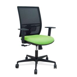 Silla Piqueras Y Crespo Yunquera Brazos Regulable Ergonomica Mecanismo Sincro Respaldo Malla Negra Asiento Tapizado Bali Pistacho Precio: 263.88999989. SKU: B1FSNDVDTV