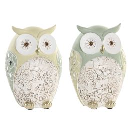 DKD Home Decor Figura Búho Cottage de Resina Verde y Dorado 10.5 x 16 x 11 cm (4 Unidades) Precio: 42.89000001. SKU: B176T22MG8