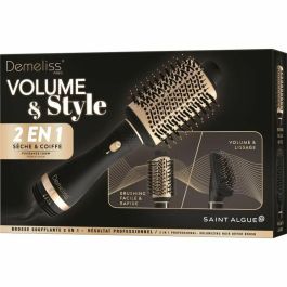 Saint Algue 20036 Cepillo soplador 2 en 1 con 2 cabezales intercambiables, cerdas de nailon, para volumen y alisado del cabello. Saint Algue 20036 Cepillo soplador 2 en 1 con 2 cabezales intercambiables, cerdas de nailon, para volumen y alisado del cabello.