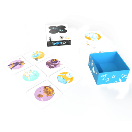 Hot Macacos HMIN01ES Juego de Cartas Inicio para 2-6 Jugadores 15 Minutos 8 Años Español