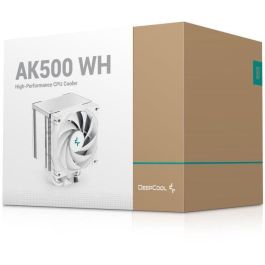 Deepcool DEE1690884110617 Disipador de CPU AK500 Blanco - 1 ventilador de 120 mm