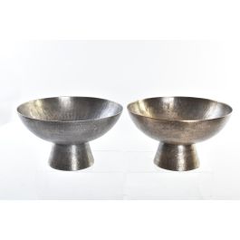 Centro Mesa Loft DKD Home Decor Dorado Plateado 30 x 17 x 30 cm (2 Unidades) Precio: 31.50000018. SKU: S3027644