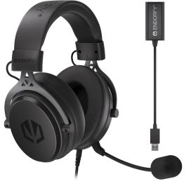 ENDORFY Auriculares VIRO Plus USB con Conector 3.5 mm para Música/Uso Diario, Supraaural, Micrófono Boom Extraíble, Negro Precio: 105.50000043. SKU: B1ABKZ3B5C