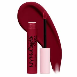 NYX PROFESSIONAL MAKE UP Lingerie XXL Pintalabios Mate Larga Duración 16 Horas #sizzlin Rojo 32,50 g