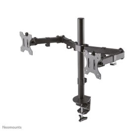 Neomounts Full Motion Dual Desk Mount (Clamp & Grommet) For Two 10-32" Monitor Screens, Height Adjustable - Black Neomounts Full Motion Dual Desk Mount (Clamp & Grommet) For Two 10-32" Monitor Screens, Height Adjustable - Black