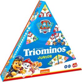 Juego de mesa - GOLIATH - Paw Patrol Junior Triominos - Dominó triangular para niños de 3 años Juego de mesa - GOLIATH - Paw Patrol Junior Triominos - Dominó triangular para niños de 3 años