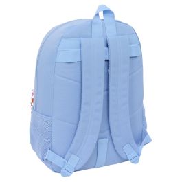 Mochila Escolar Smiley Joyful Azul Multicolor 30 x 46 x 14 cm