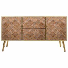 Cómoda Alexandra House Living Marrón Madera de Paulonia 41 x 65 x 118 cm