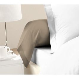LOVELY HOME Lote de 2 fundas de almohada 100% algodón 85x185 cm - Beige LOVELY HOME Lote de 2 fundas de almohada 100% algodón 85x185 cm - Beige